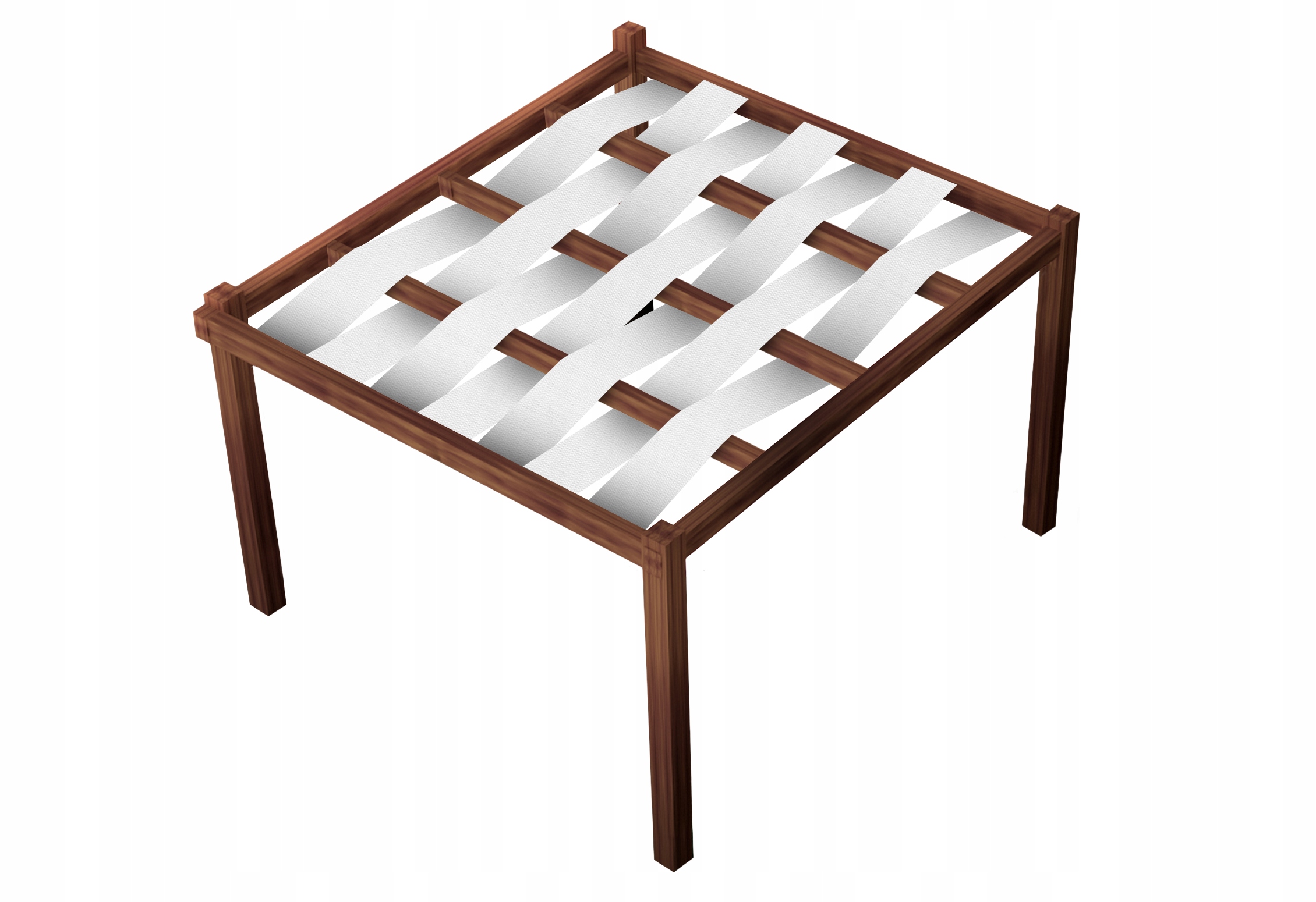 Altánový Pás Sluneční Plachta Vodotěsná Na Pergolu Bílá 0,4x5