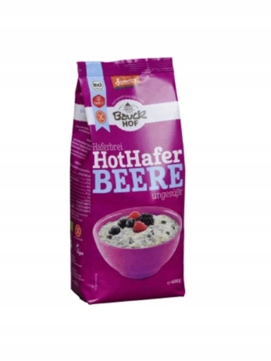 2x Bauck Hof Bezlepková ovesná kaše Very Berry Bio 400 g