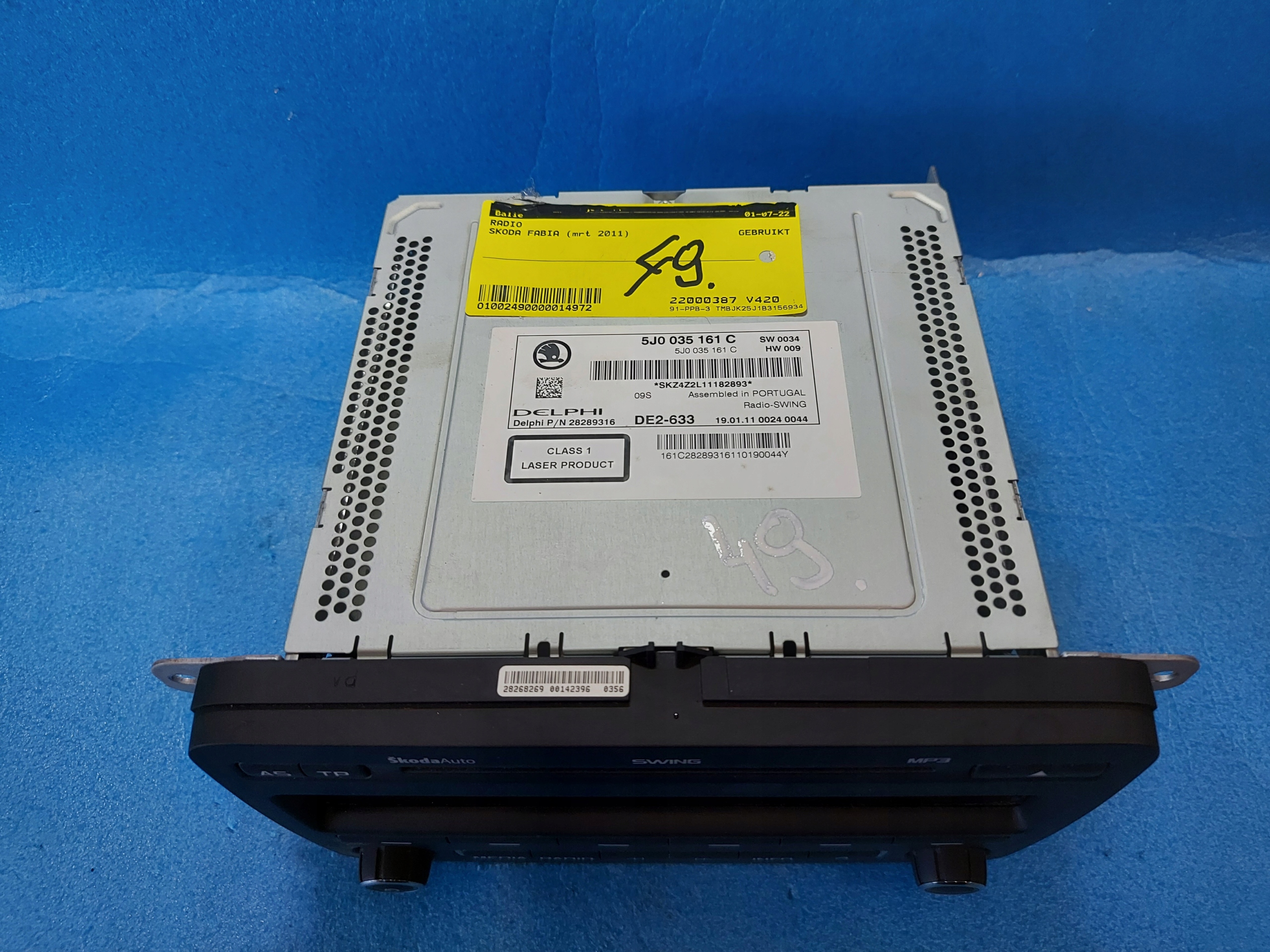RADIO EKRAN FABIA II 5J0035161C