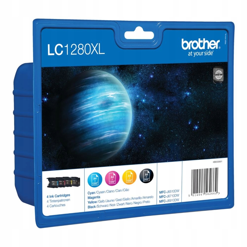 Brother inkoustová náplň LC-1280XLVALBP/ multipack/ Černá tři barvy