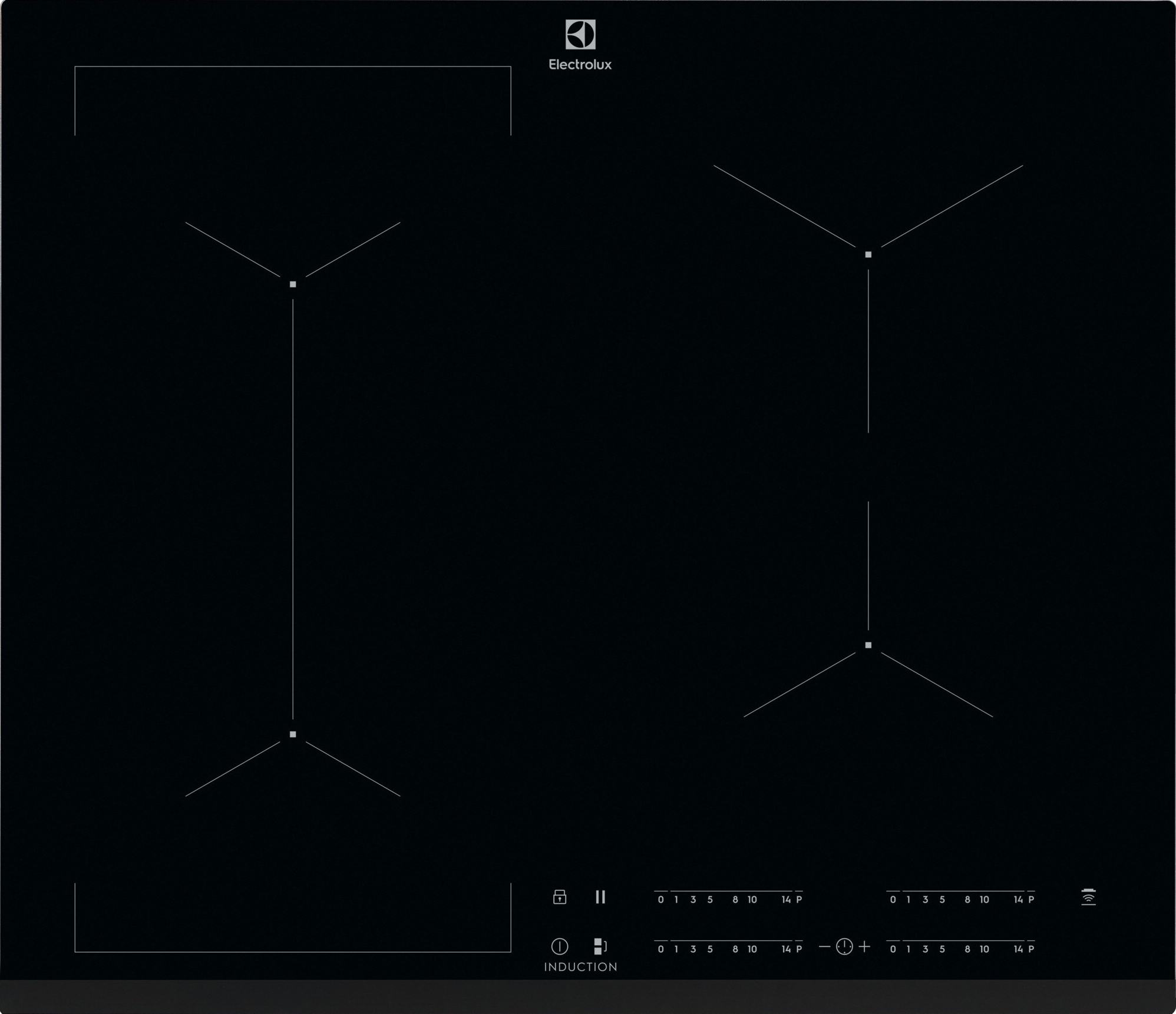 Płyta indukcyjna Electrolux EIV634 Bridge 600 Slim-fit 60 cm
