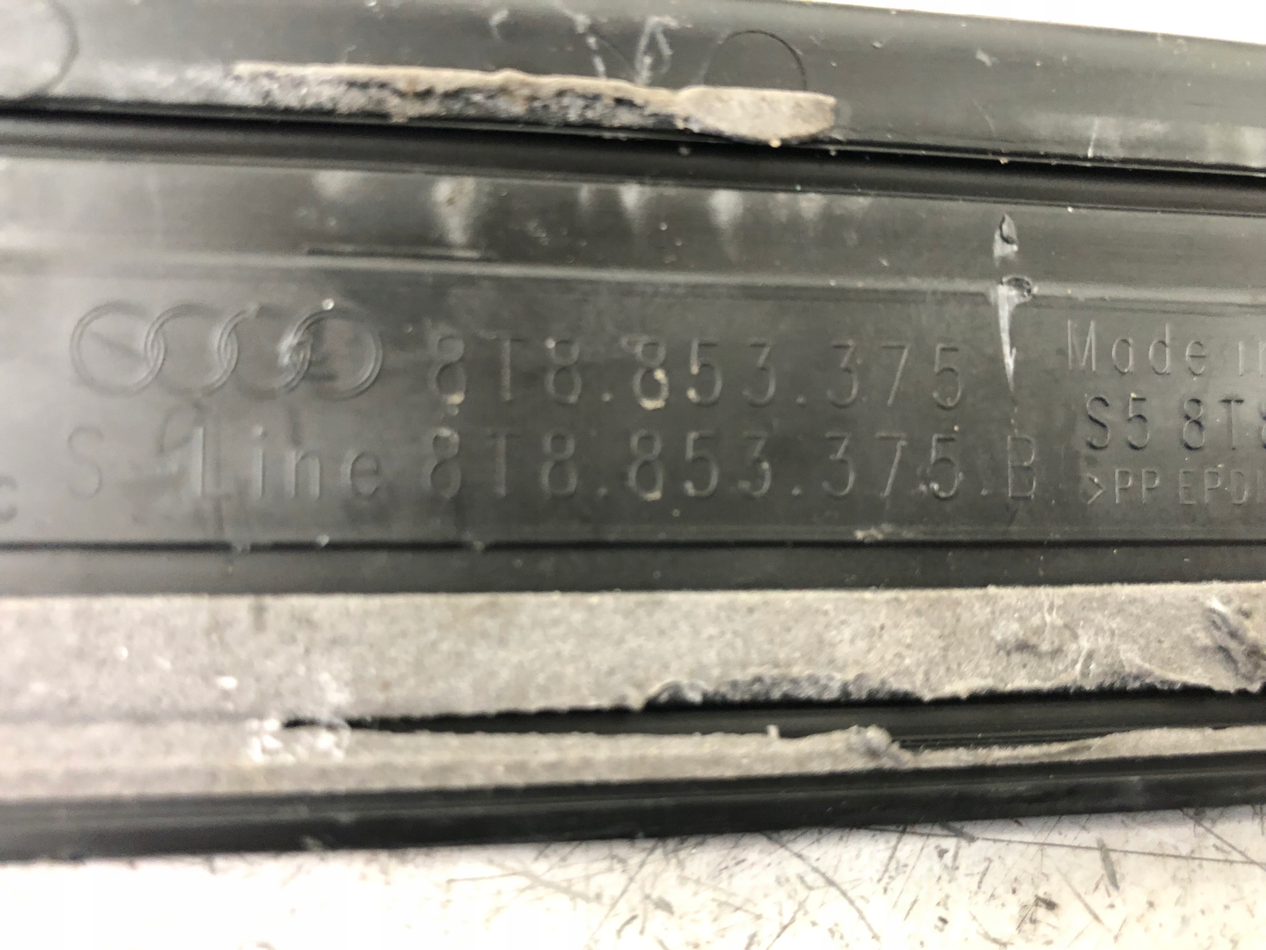 moulding threshold S-LINE AUDI A5 SPORTBACK 8T8853373B