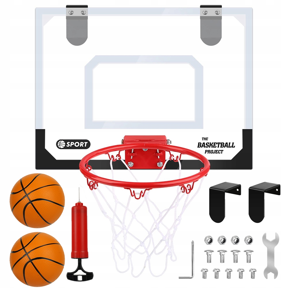 Basketbalová Deska V Koši Pro Děti, Interaktivní Hra, Body 2 Míčky