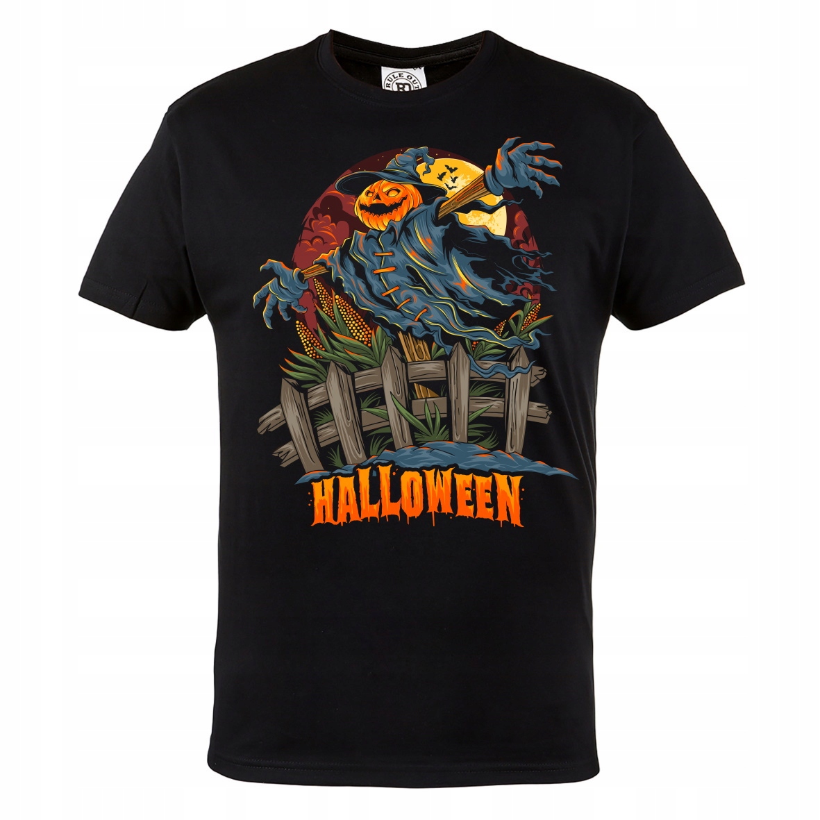 

Męska Koszulka Na Halloween Strach Na Wróble Dyni