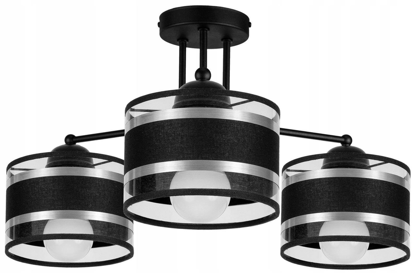 

Lampa Wisząca Sufitowa Żyrandol Abażur Nowoczesna