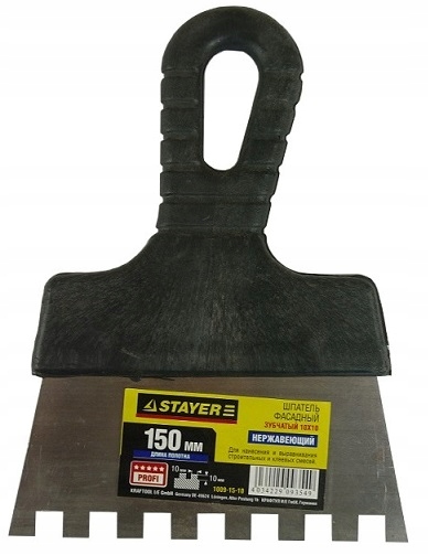 

Szpachelka Szpachla Paca Ząbkowana 150mm Ząb 10mm