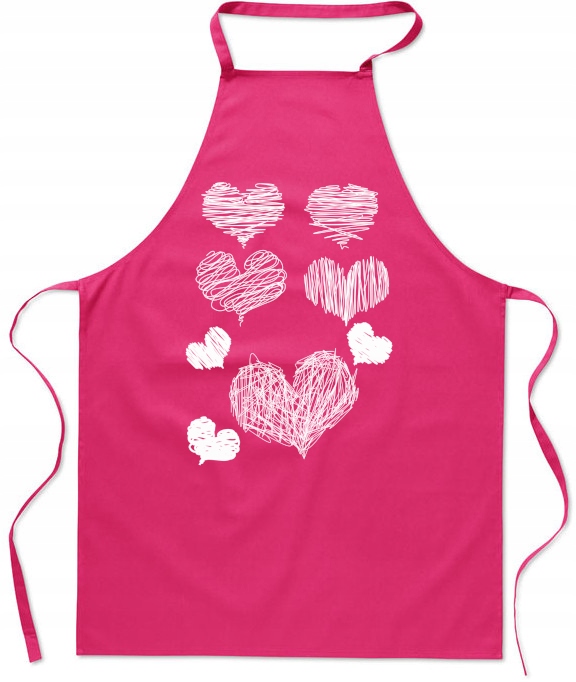

Walentynki Fartuch Kuchenny nadruk Serduszka Serca