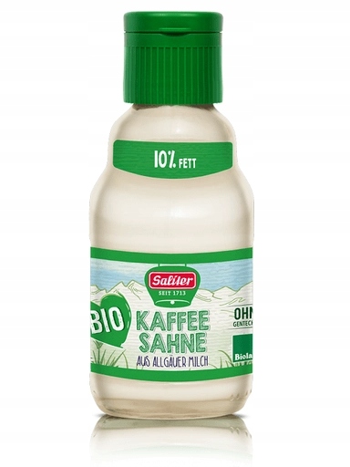 9 x Smetana Do Kávy 10 % Bio 165 g Saliter