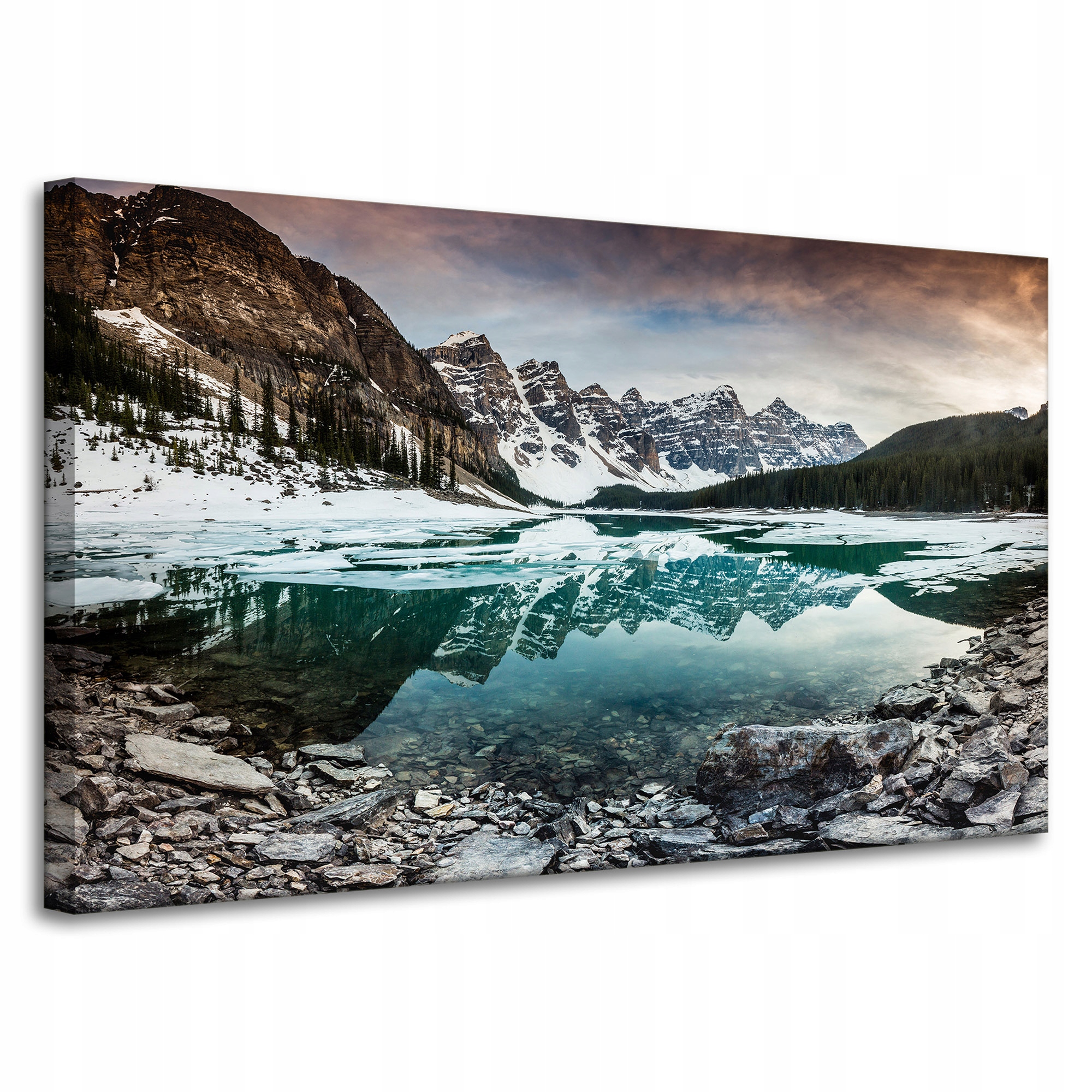 Obraz Canvas Příroda Krásné jezero v horách 100x60