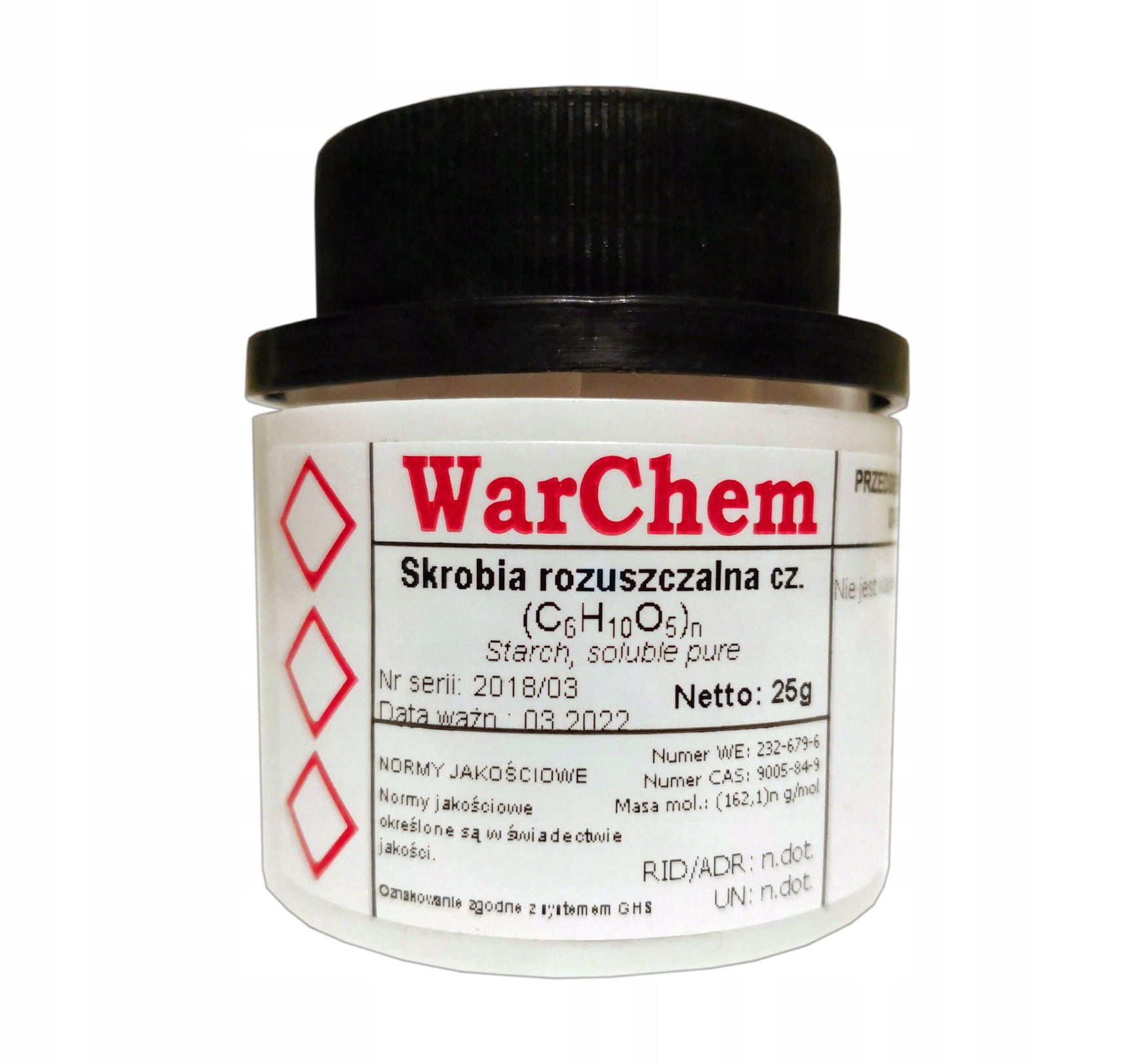 

Skrobia Rozpuszczalna 25g Warchem [53812]