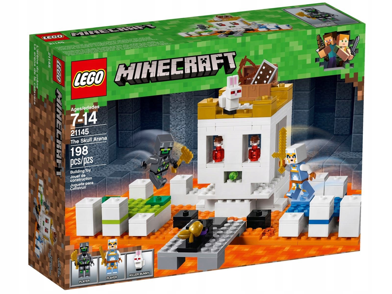 Lego 21145 Minecraft Czaszkowa arena
