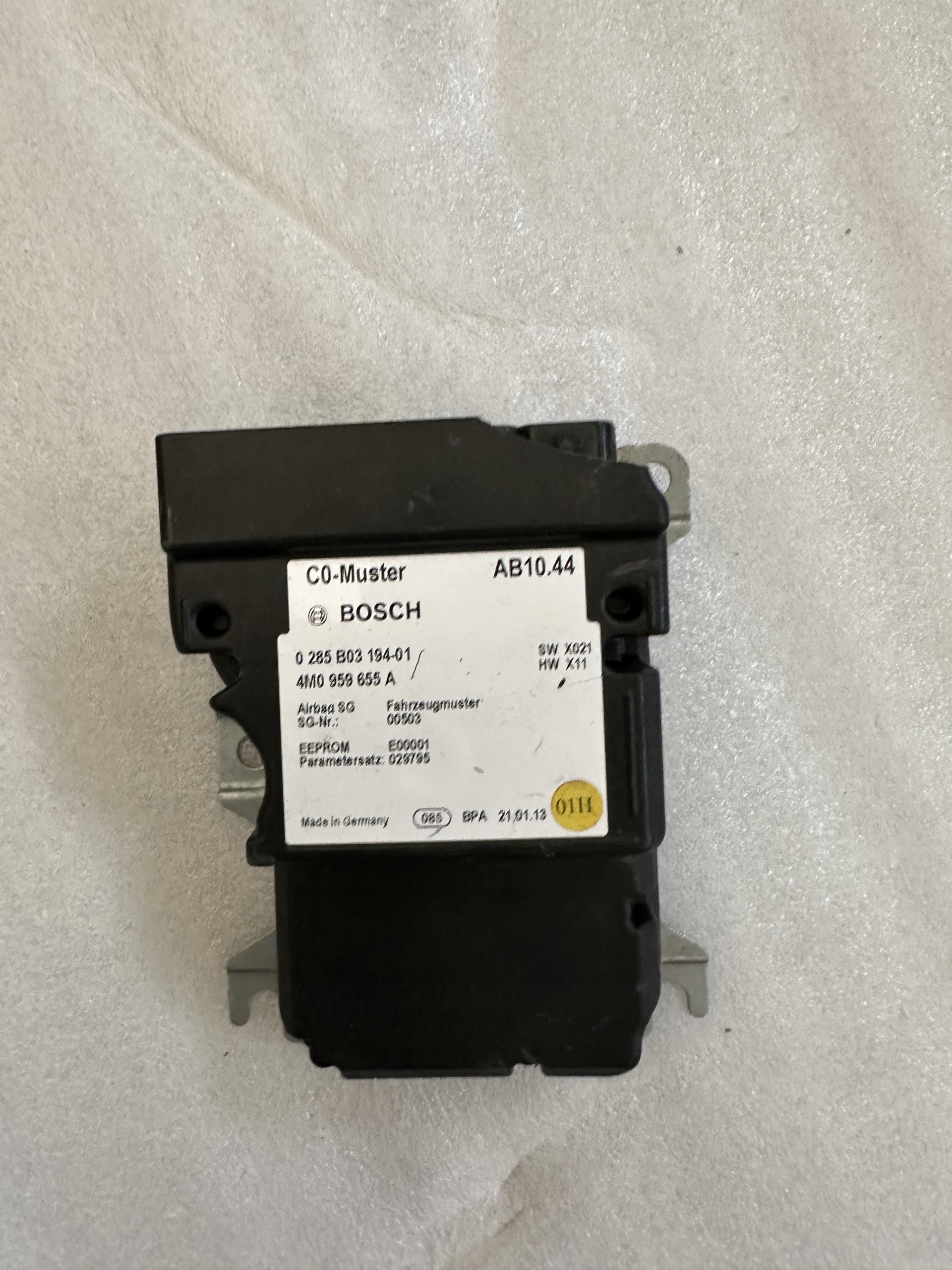 MODUŁ PODUSZEK AIRBAG AUDI Q7 4M0959655A