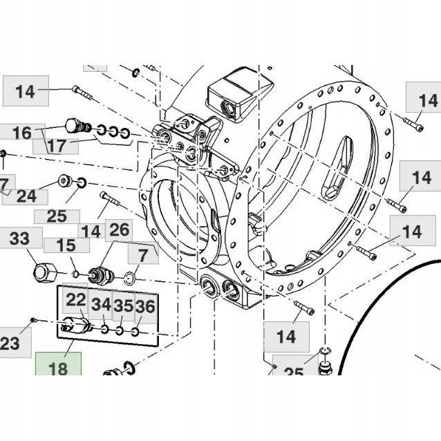 RE312726 - ЭЛЕКТРОМАГНИТНЫЙ КЛАПАН ОХЛАЖДЕНИЯ ТОРМОЗОВ JOHN DEERE 9560R