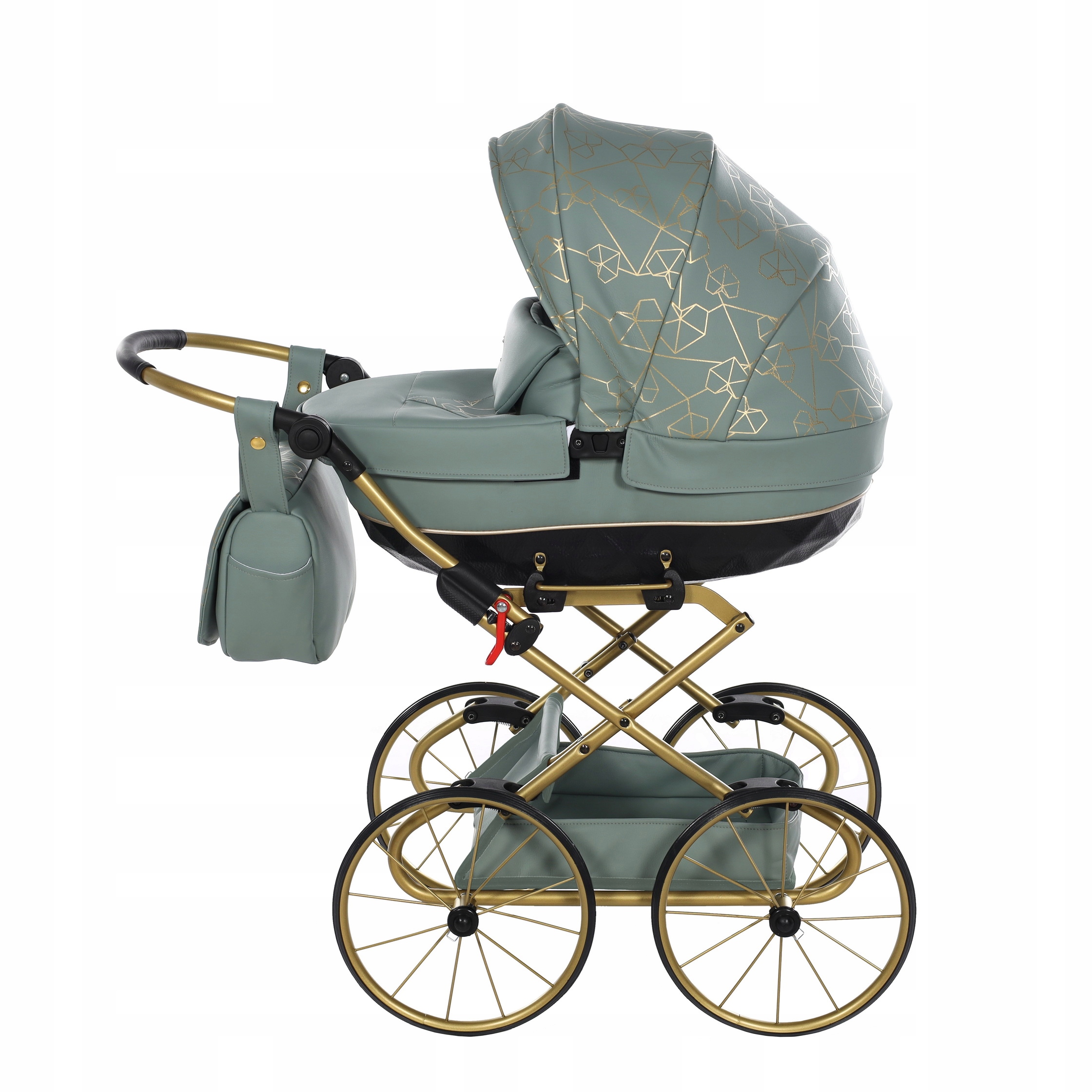 Wózek dla lalek Tako HEART mini 03 zielony (3-8l) Kod producenta HEART mini 03