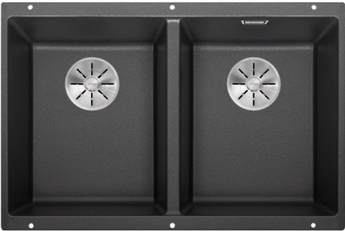 Zlew Blanco SUBLINE 350/350U antracyt 523574+syfon