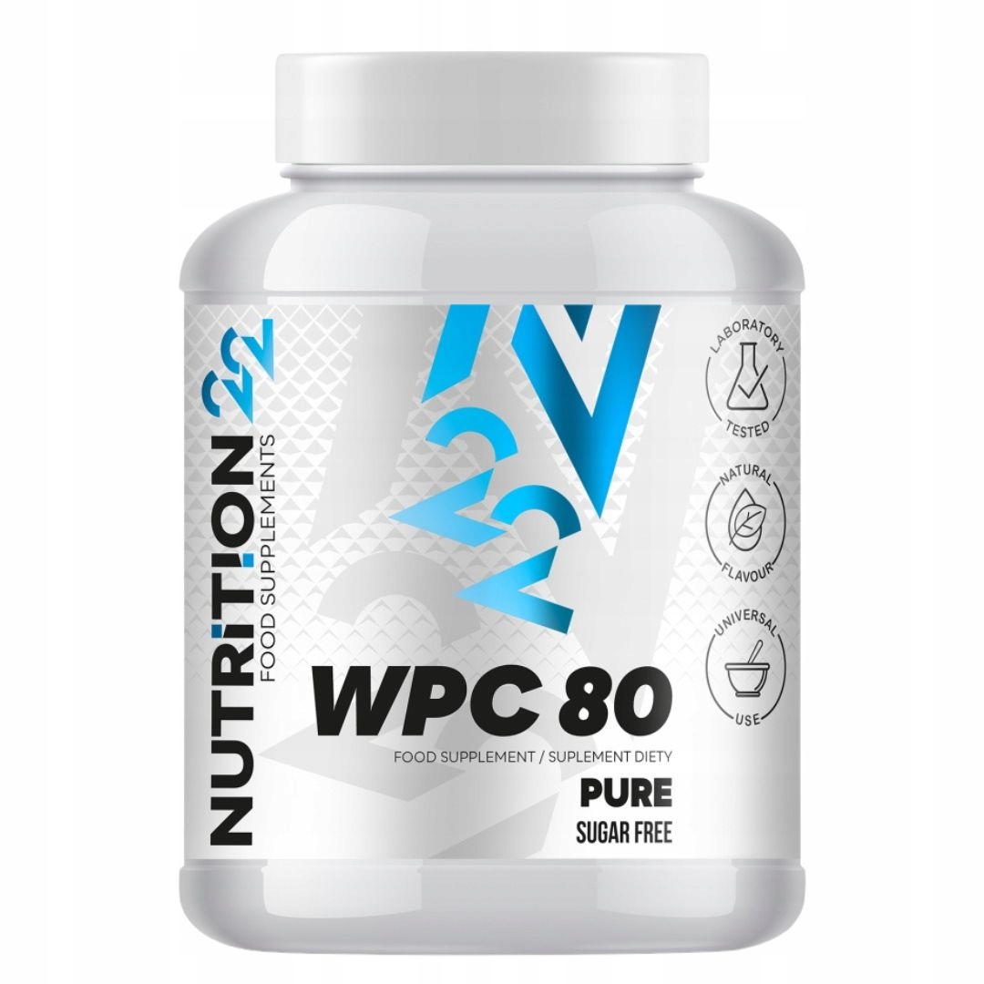 Nutrition22 Wpc 80 900 g Pure protein whey čistý bez chuti přírodní