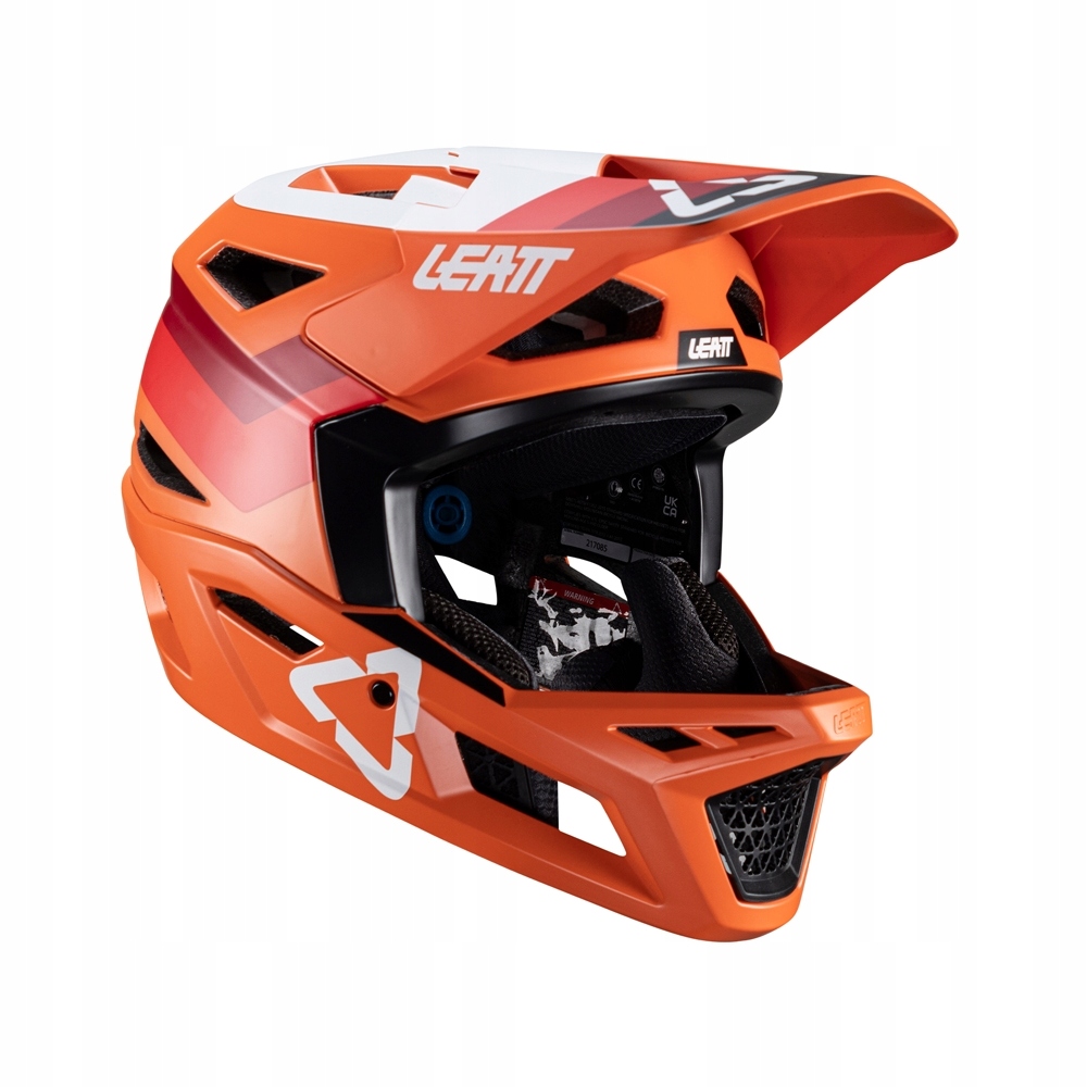 Leatt Novinka Cyklistická Přilba Mtb Gravity 4.0 V24 Helmet Flame Barva Oranžová