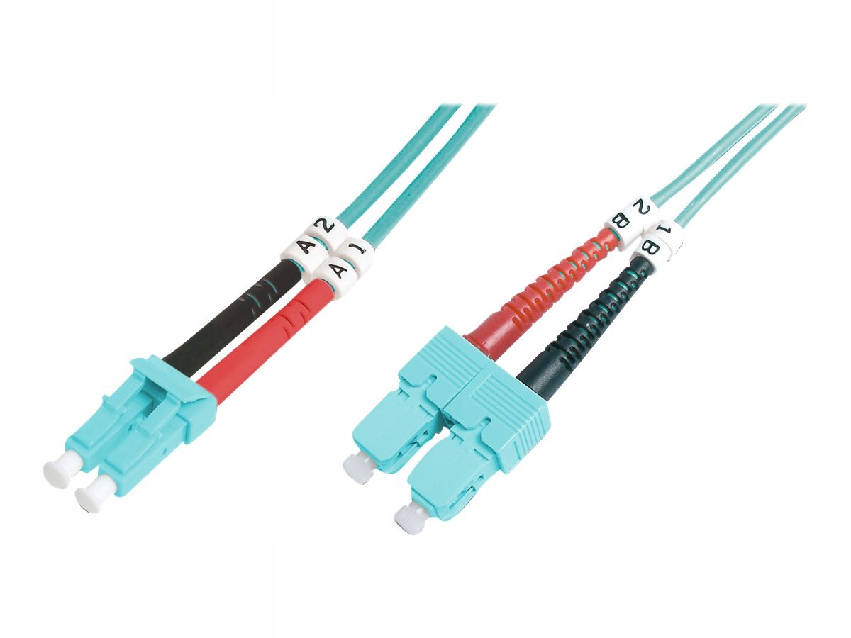 Digitus Fiber Optic Multimode Patch Cord, Om 3, LC Sc µ, 5 m