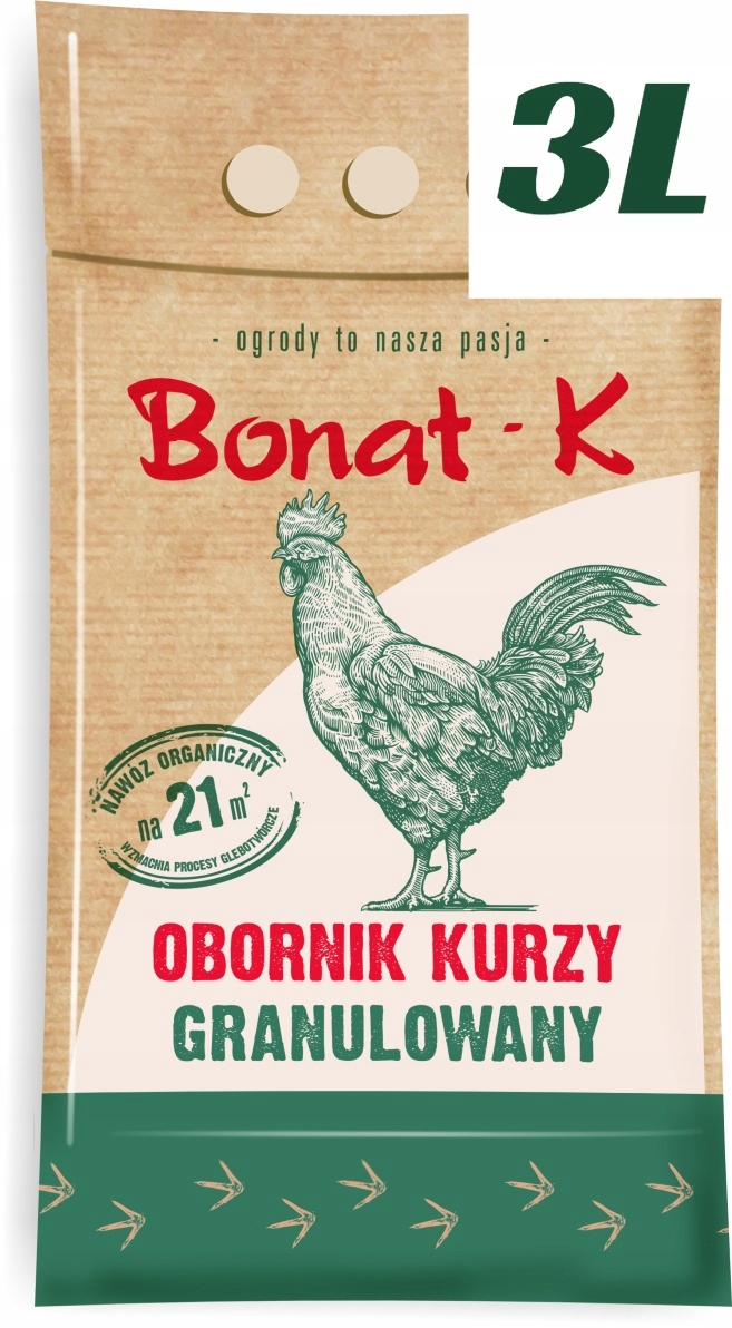 

Bonat Obornik Kurzy 3L Nawóz organiczny