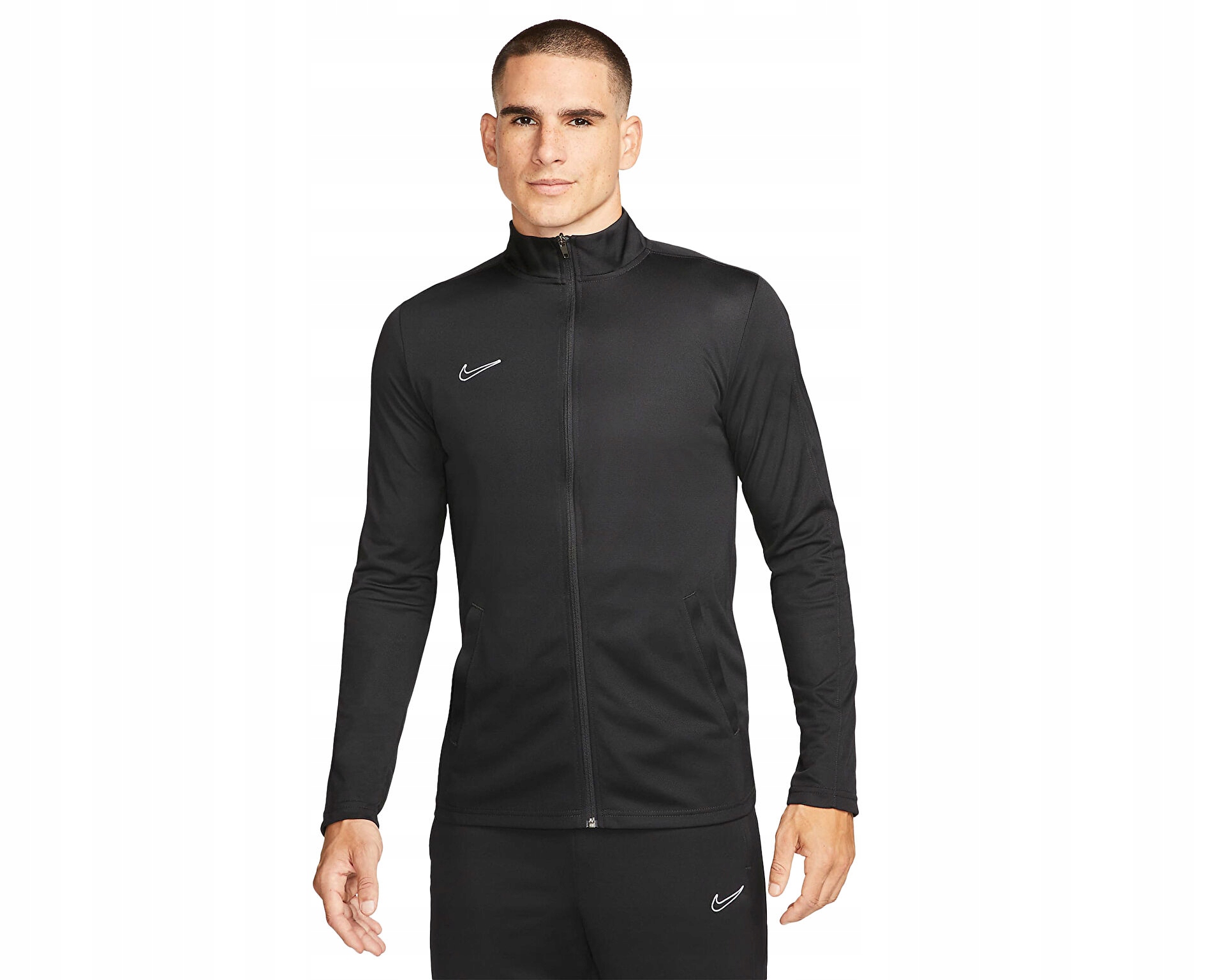 Černá mikina s logem Nike XL Rozepínací mikina