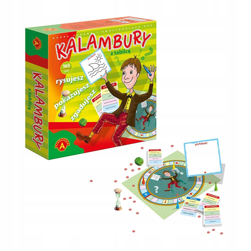 Towarzyskie Gry planszowe Alexander Kalambury rodzinne Planszówki