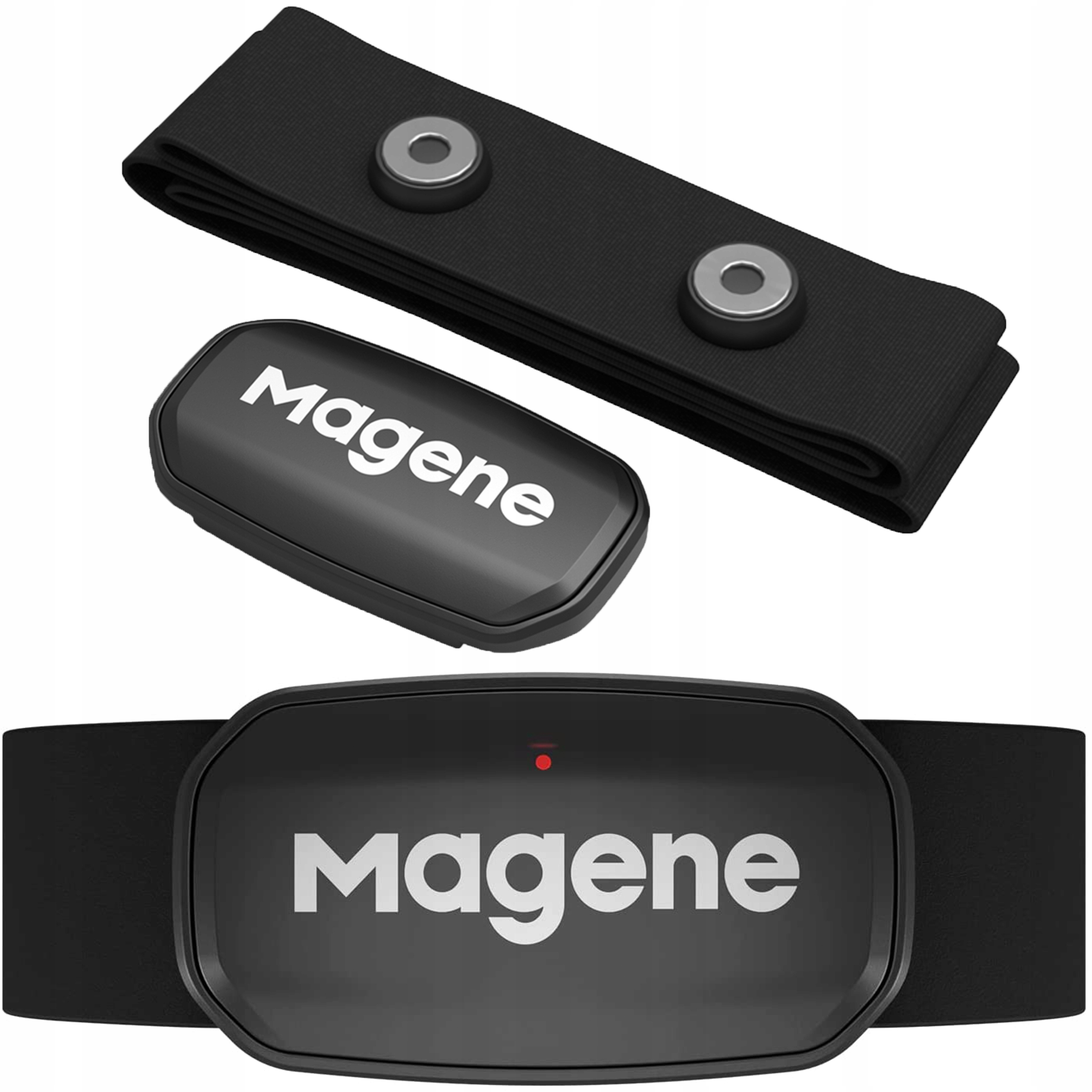 MAGENE Czujnik opaska pasek tętna Bluetooth ANT+ do GARMIN WAHOO POLAR