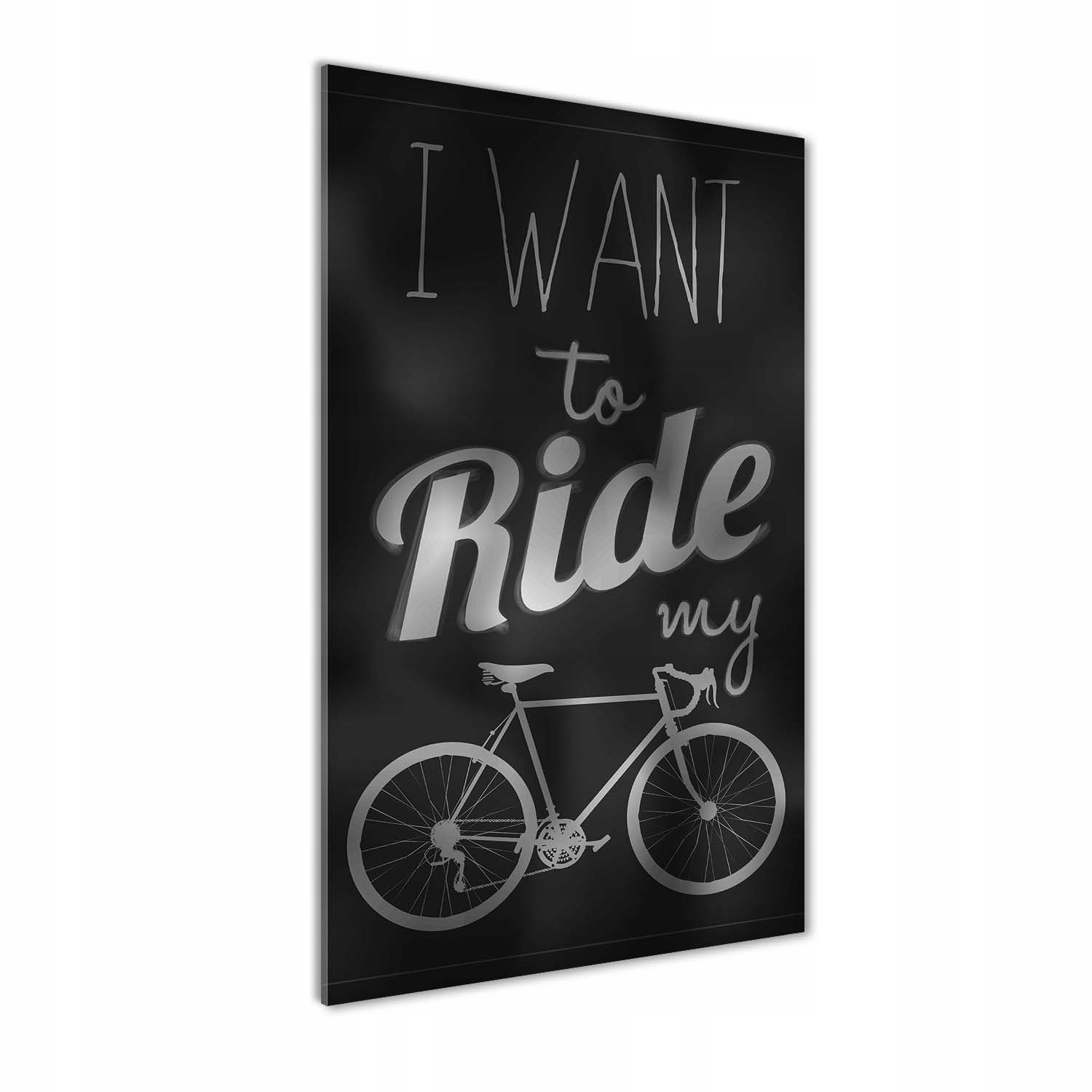 

Foto obraz szkło hartowane Want to ride 50x100 cm