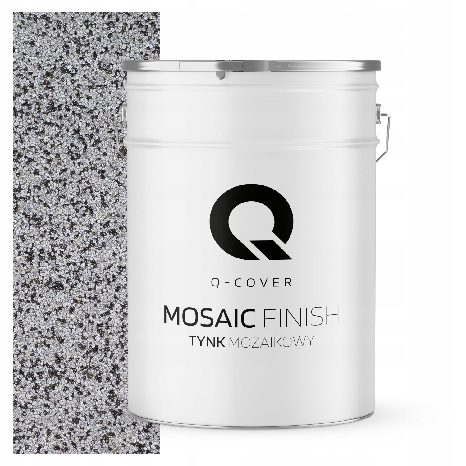 Mozaiková pryskyřičná omítka 25 kg Vnitřní vnější šedá M34 Ozdobná