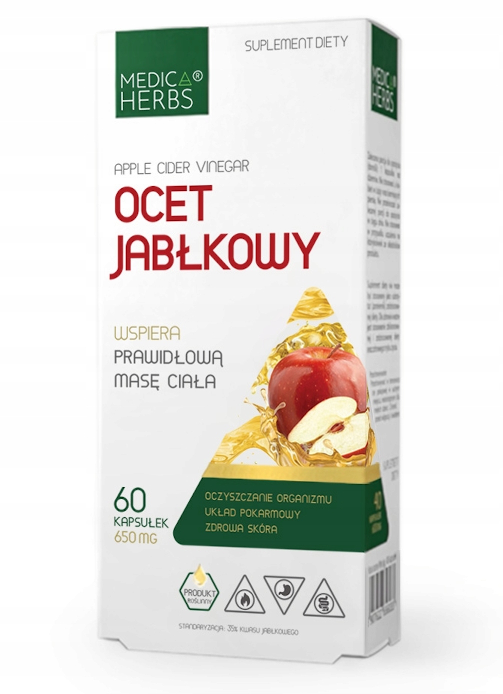 Medica Herbs Jablečný ocet Apple Cider Vinegar, krásná postava Figura