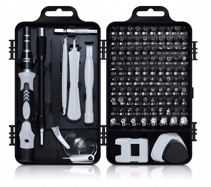 UNIWERSALNY ZESTAW ŚRUBOKRĘTÓW PRECYZYJNYCH WKRĘTAKI TORX 115w1 WKRĘTAKI