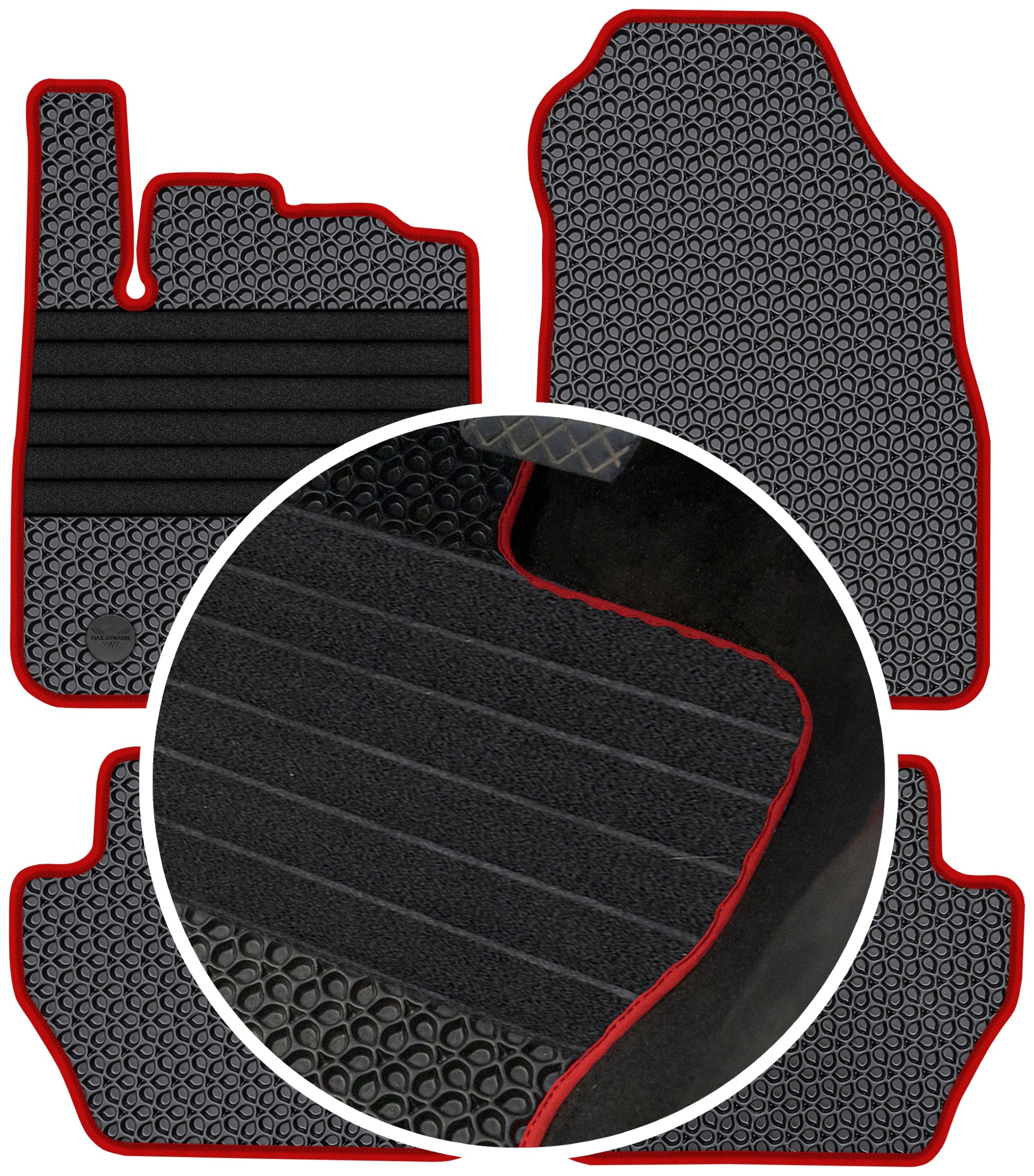 Ford Fiesta MK6 Fl 2011-2017 Gumové rohože Eva Eternity Posilnenie XXL