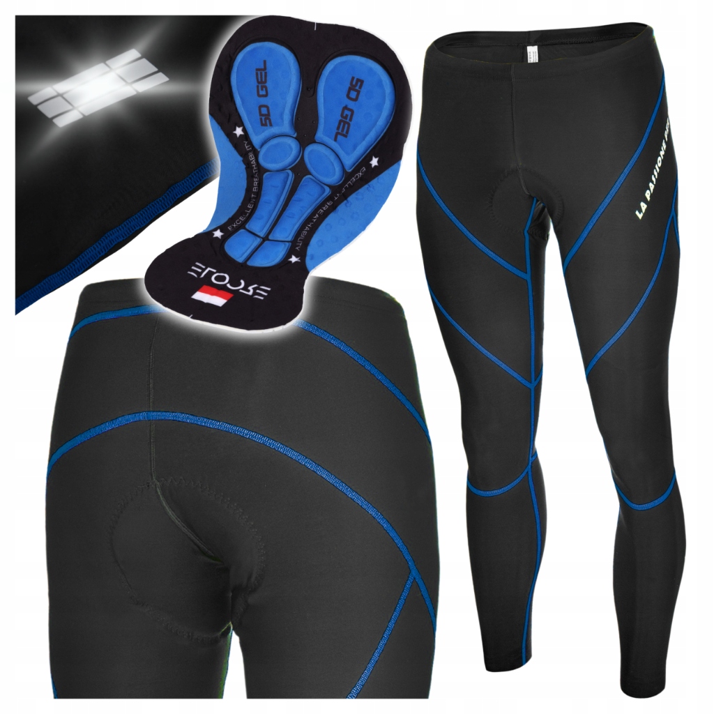 Kerékpáros nadrág Kerékpáros leggings hosszú férfi betéttel M