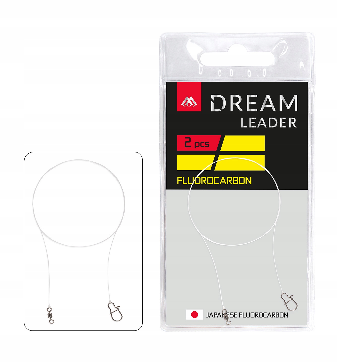 Mikado Dream Leader Fluorocarbon 25cm 3.15kg 2szt. Przypony