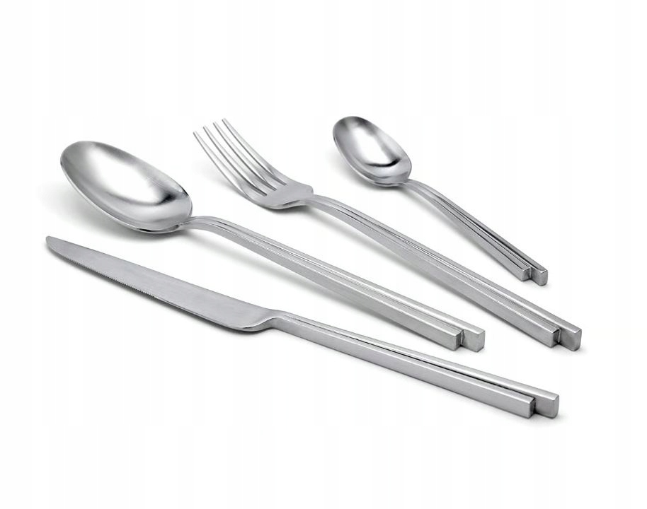 Serax Zestaw sztućców Dune Cutlery stalowoszary 24szt. (6 osób)