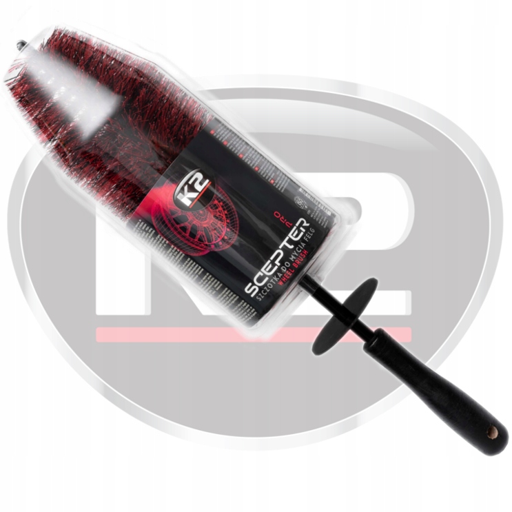 K2 PRO _ PROFESJONALNA SZCZOTKA DETAILINGOWA DO FELG I KOŁPAKÓW _ D7010