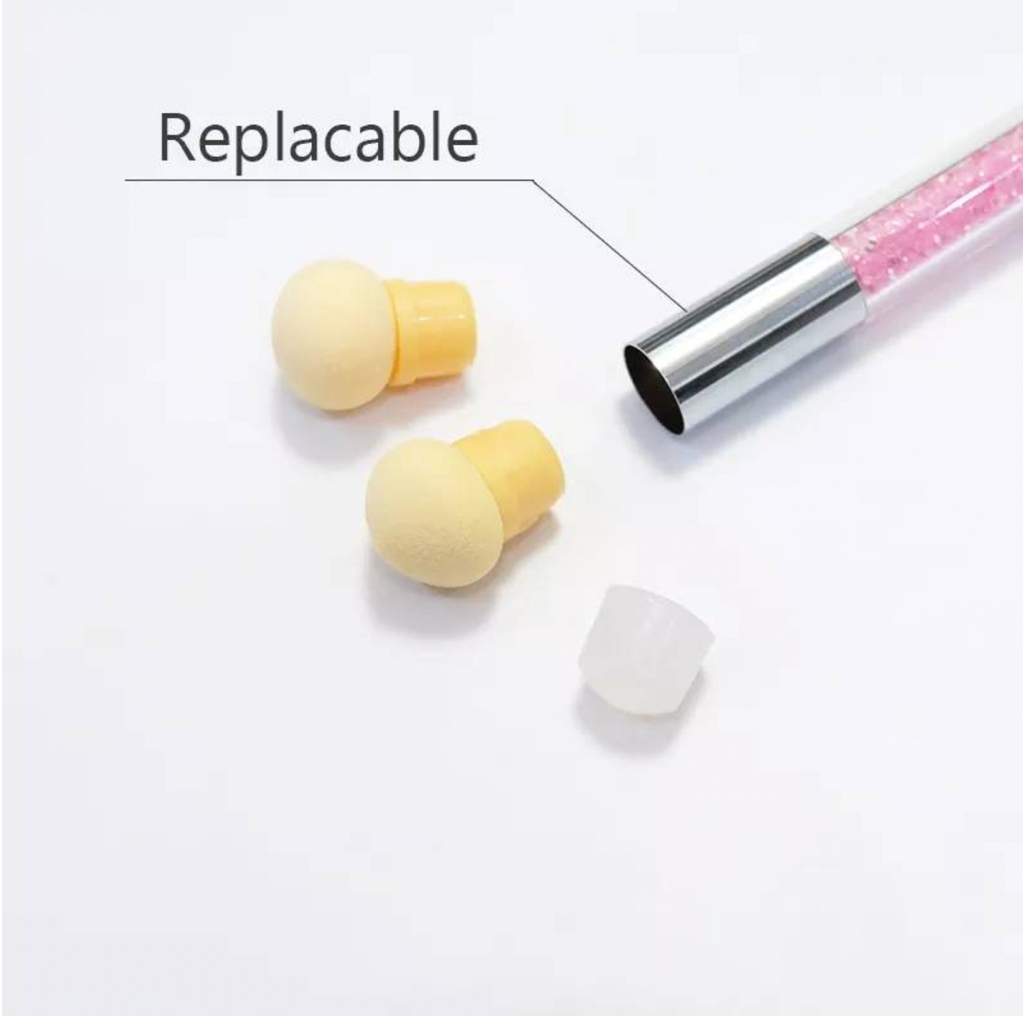 AEROPUFFING - Aplikator do OMBRE - 4 wymienne gąbeczki Rodzaj aplikator