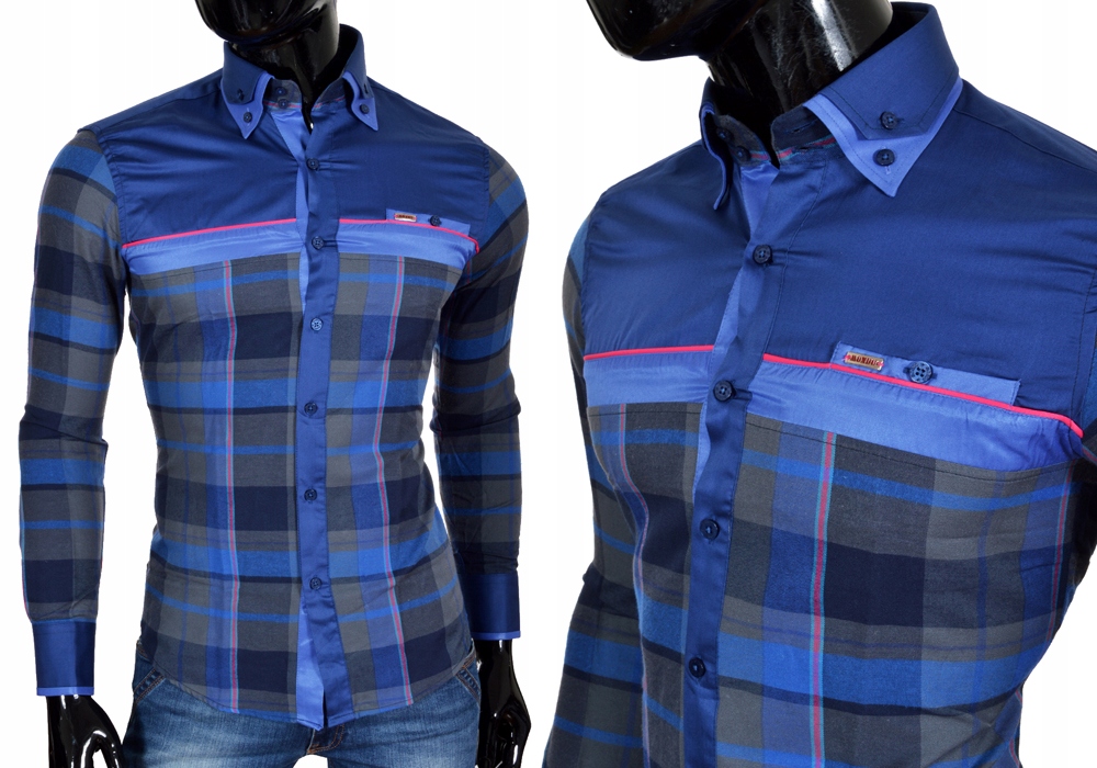 Pánská košile Casual Každodenní Mřížka Mondo Limited