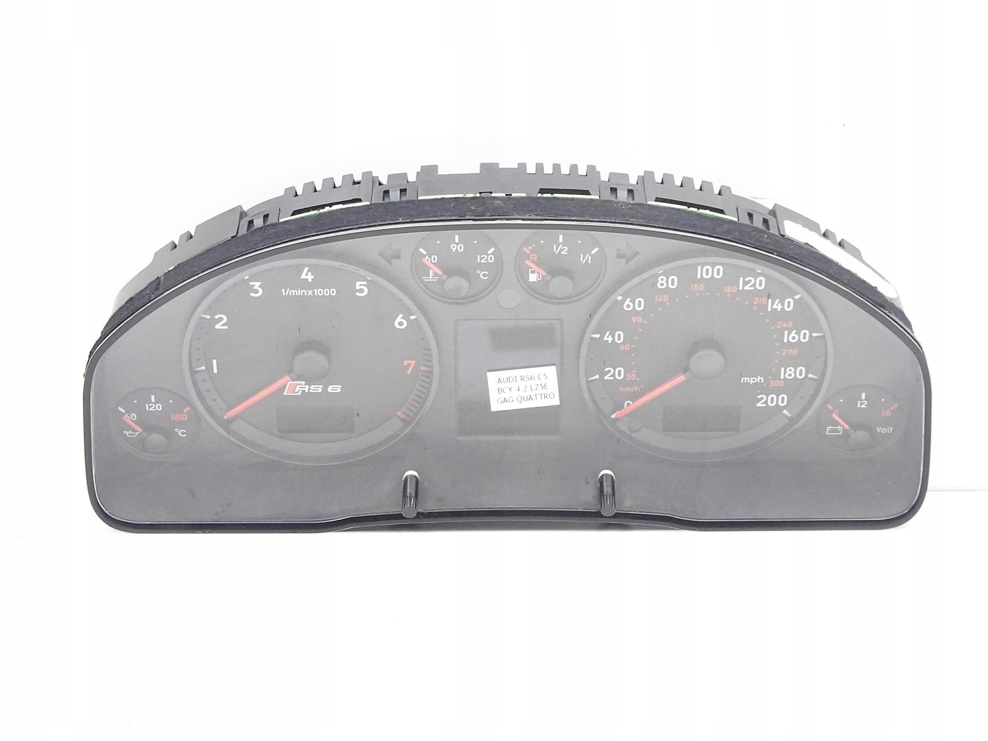 dials dials PREDKOSCIOMIERZ AUDI RS6 C5 4.2 BiT 4B0920983B