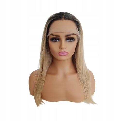 Paruka Lace Front blond odrost 55 cm čepička Bonus