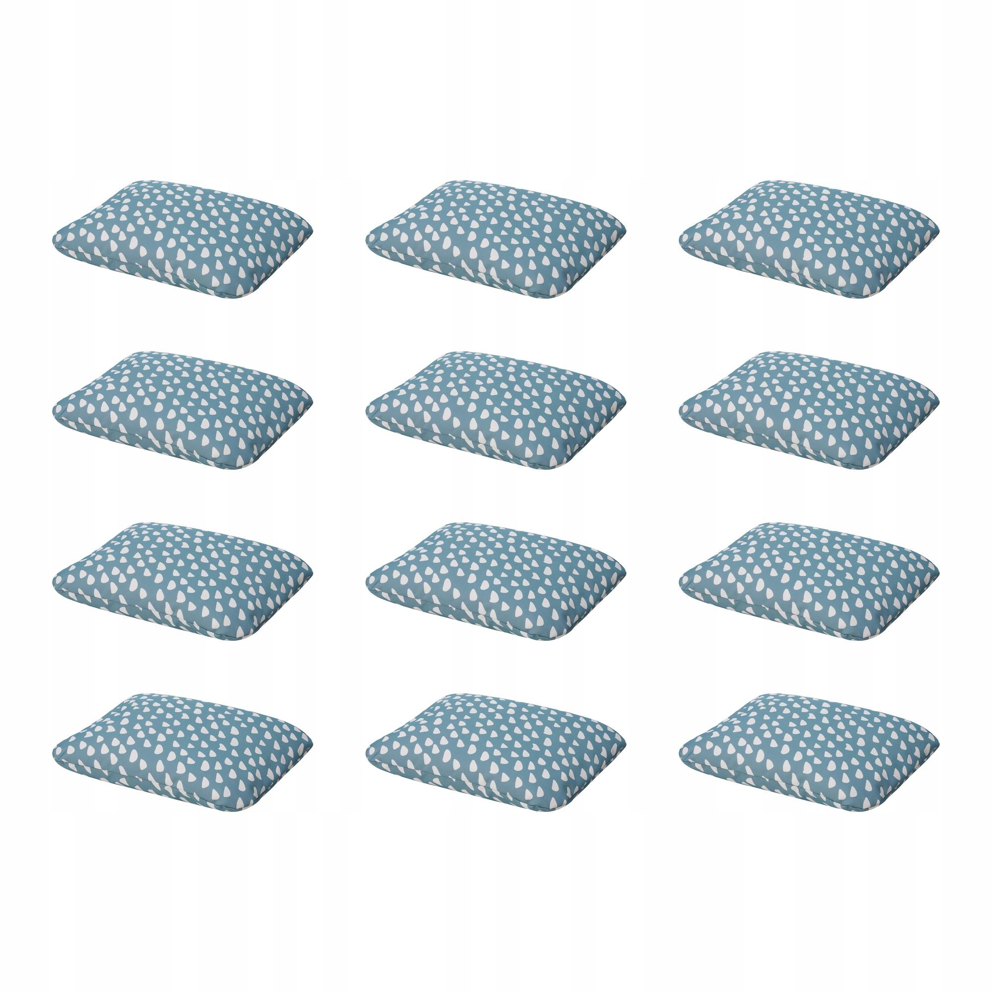 12 ks Polštář modrý 33x38 cm Utsadd