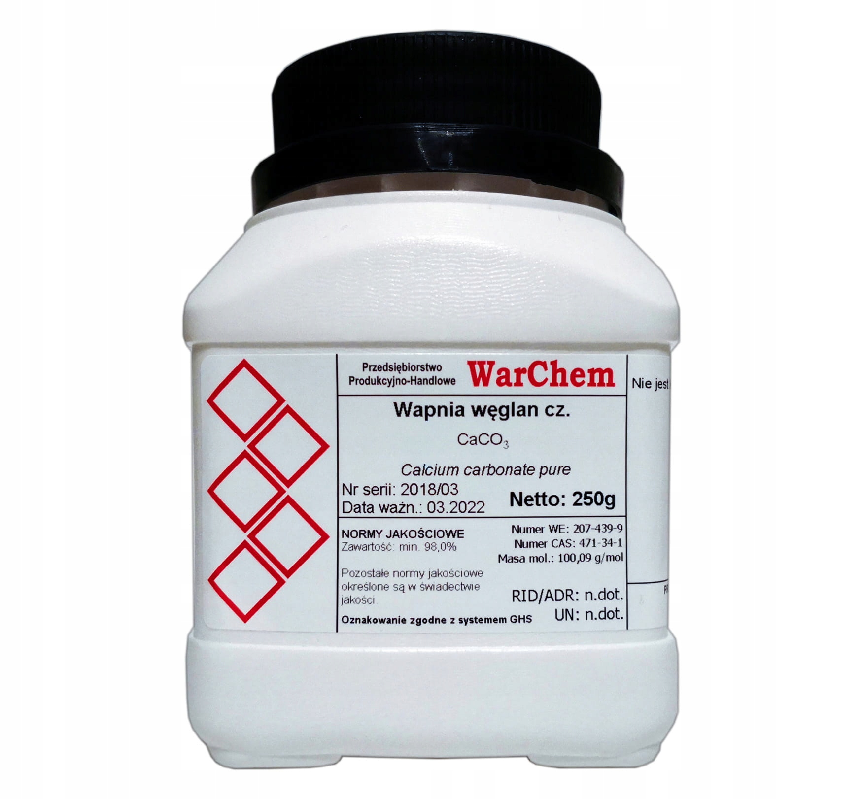 

Węglan Wapnia 250g Warchem [59905]