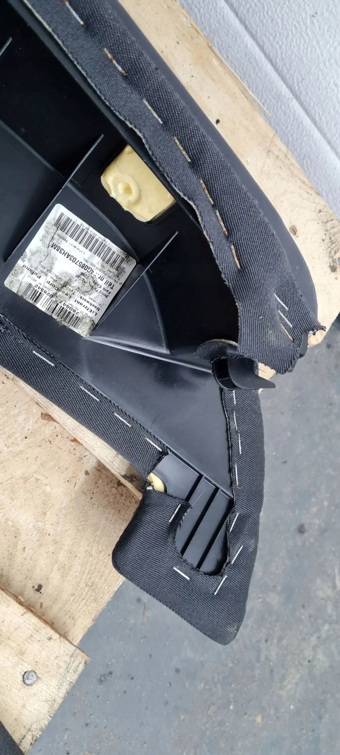 A6 C7 4G side KANAPY rear part left right leather 2X A7 4G