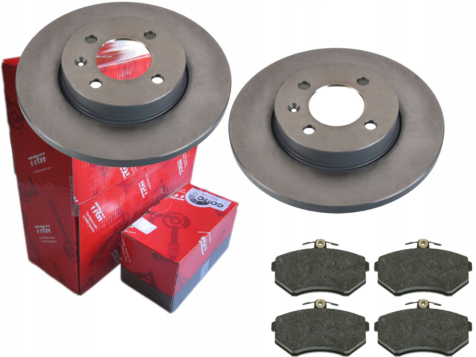 Диски колодки TRW передні VW GOLF III PASSAT B4