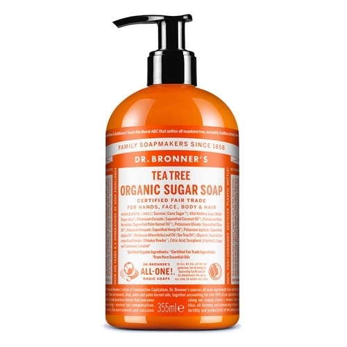 Mýdlo Organic Sugar Dr. Bronner's 355 ml Drz Herb.