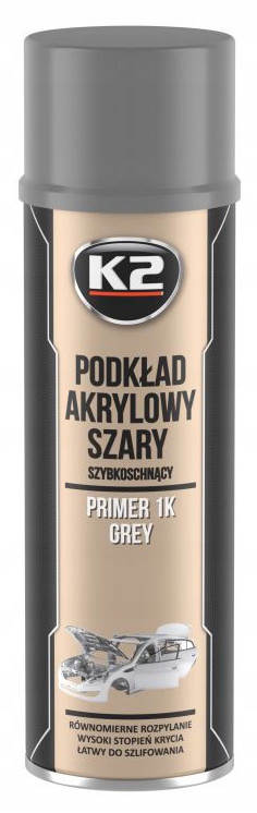 K2 SZYBKOSCHNĄCY PODKŁAD AKRYLOWY - SZARY - 500ml