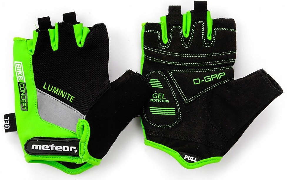 RĘKAWICZKI ROWEROWE RĘKAWICE NA ROWER GEL ŻEL XL Marka Meteor