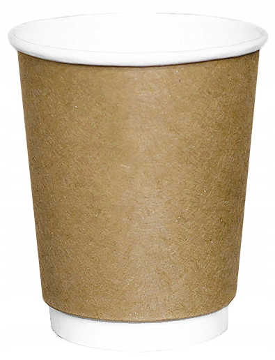 

Kubek papierowy na kawę brązowo-biały 360ml 20szt