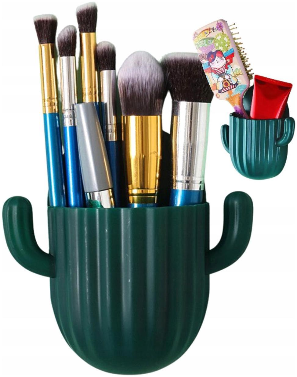 Pojemnik wiszący łazienkowy na pędzle kosmetyki