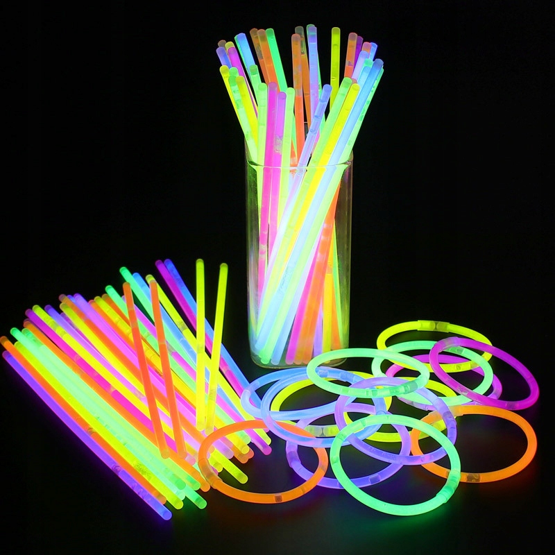

Pałeczki Opaski Świecące Fluorescencyjne 100 szt