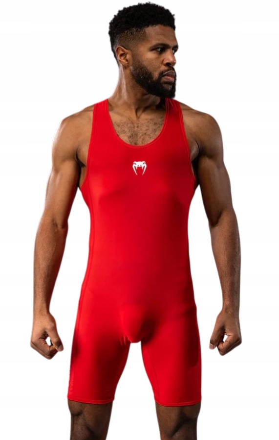 Venum Challenger Men's Wrestling Singlet Zápasnický trikot Red S